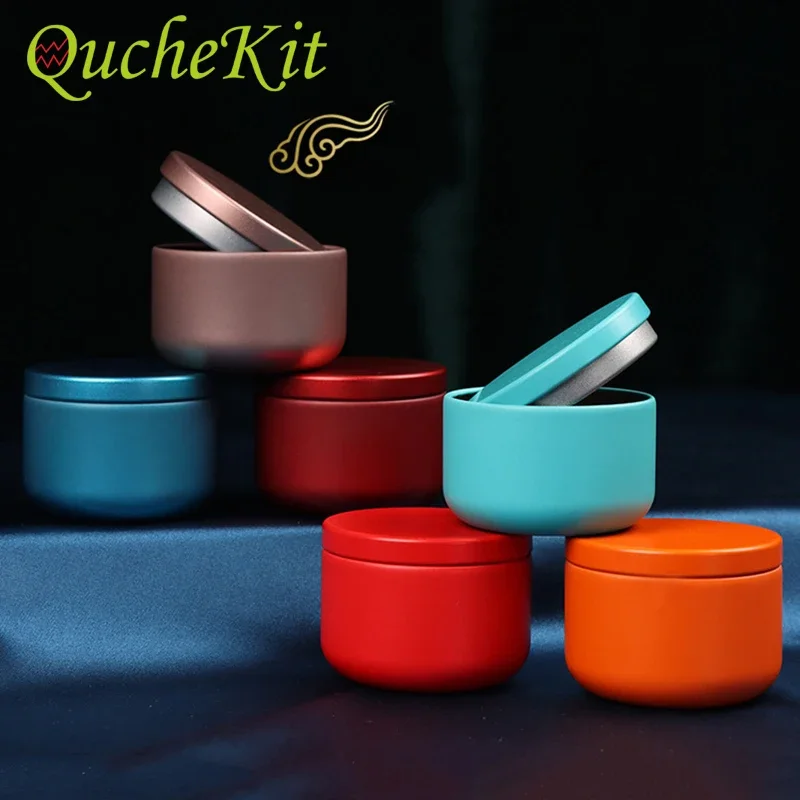 Candle Making Jug - 12 adet yuvarlak mum teneke Metal