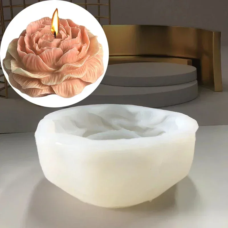 Candle Making Kits - Ekstra Büyük 3D Çiçek Mum Silikon