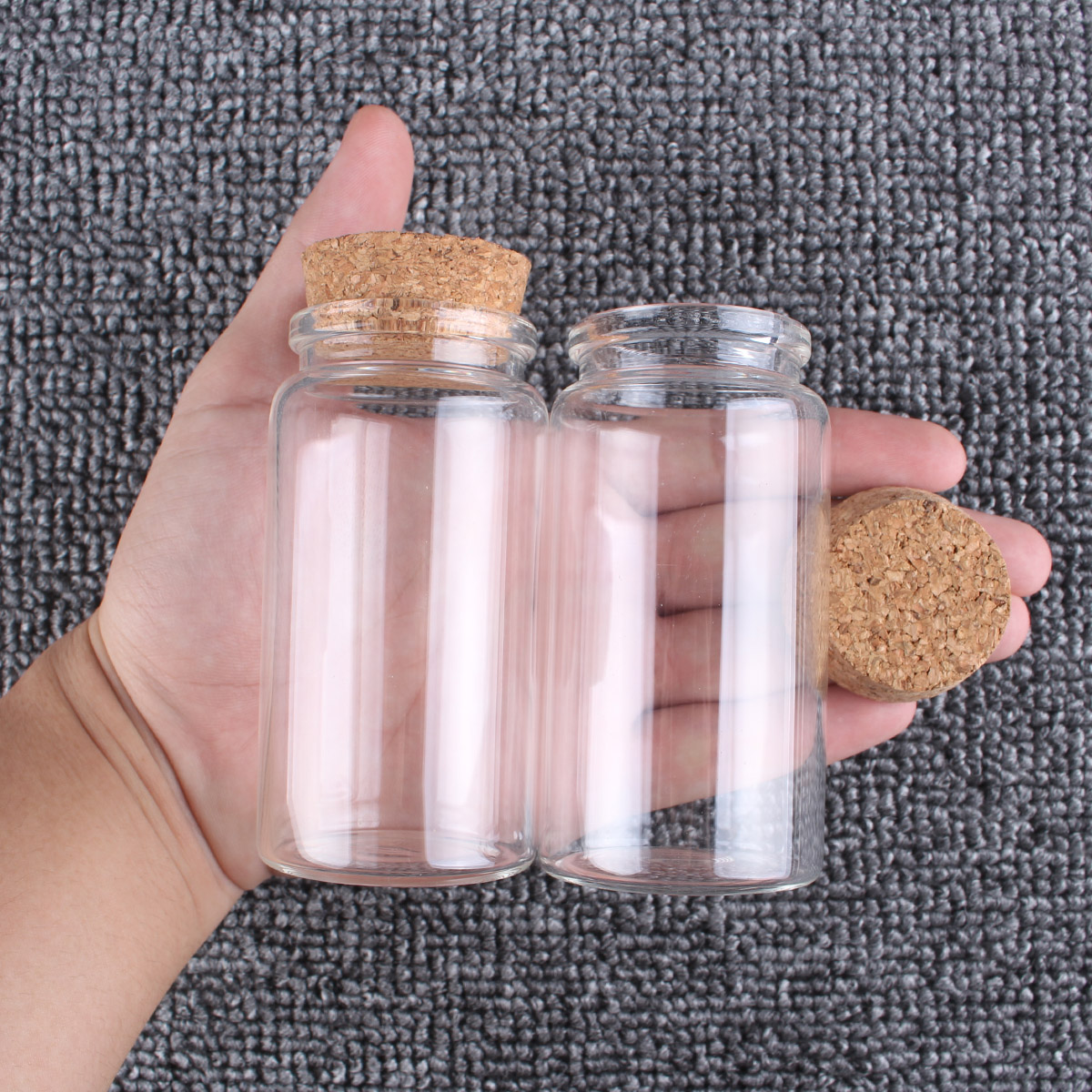 2 adet/grup 50ml 60ml 80ml 100 - Candle Making Jars With Lids incelemesi ve fiyatı